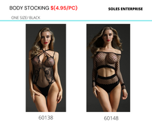 Load image into Gallery viewer, Black Body Stocking - FC