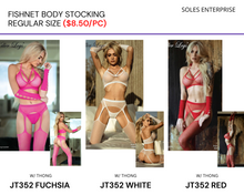 Load image into Gallery viewer, NEW Fishnet Body Stocking One Size - JT