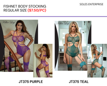 Load image into Gallery viewer, NEW Fishnet Body Stocking One Size - JT