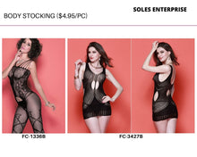 Load image into Gallery viewer, Black Body Stocking - FC