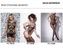 Load image into Gallery viewer, Black Body Stocking - FC