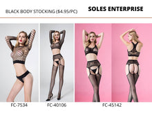 Load image into Gallery viewer, Black Body Stocking - FC