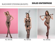 Load image into Gallery viewer, Black Body Stocking - FC
