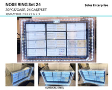 Load image into Gallery viewer, Nose Ring Set 24