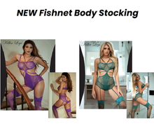 Load image into Gallery viewer, NEW Fishnet Body Stocking One Size - JT