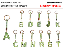 Load image into Gallery viewer, Rhinestone Initial Key Chain
