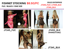 Load image into Gallery viewer, NEW Fishnet Body Stocking One Size - JT
