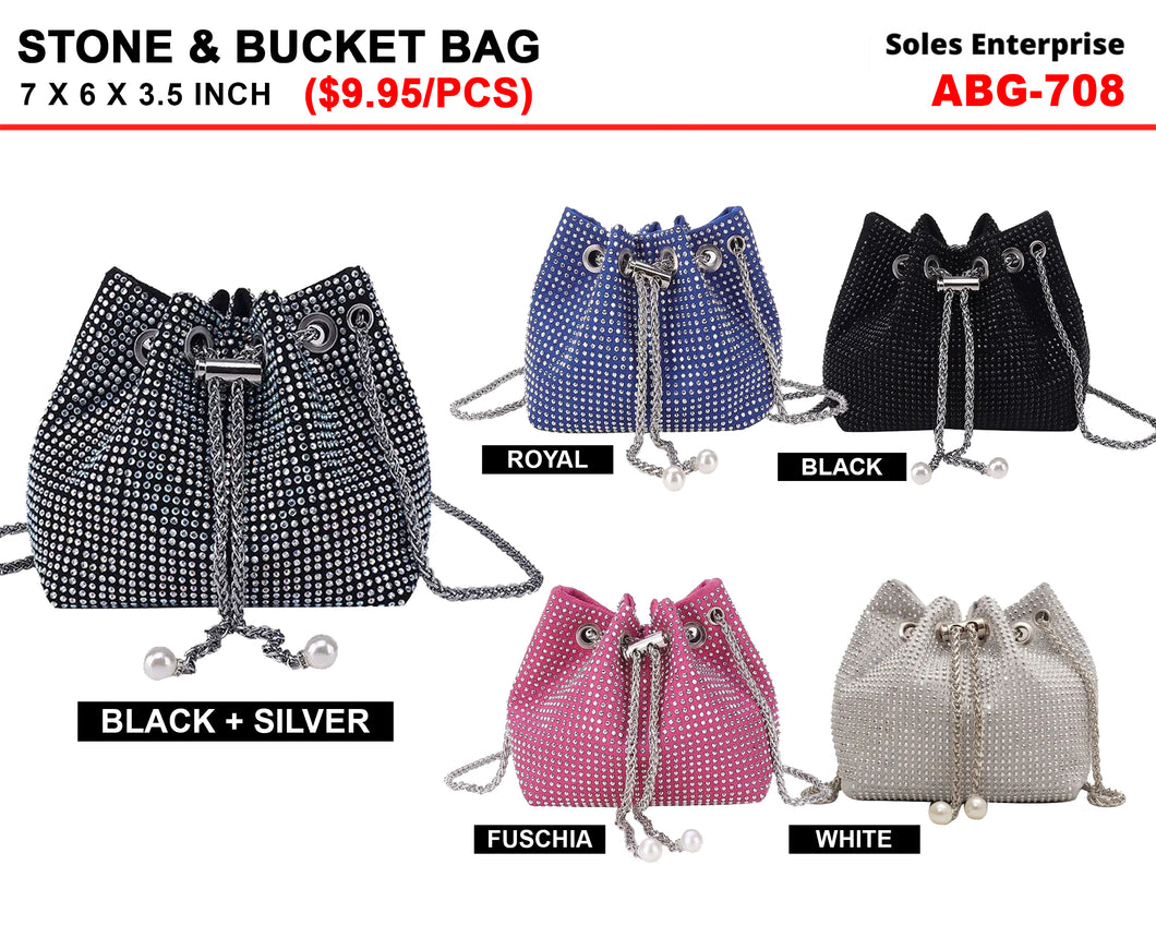 Women's Stone & Bucket Bag