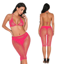 Load image into Gallery viewer, Fishnet Bodysuit with Stone - FAB
