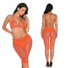Load image into Gallery viewer, Fishnet Bodysuit with Stone - FAB
