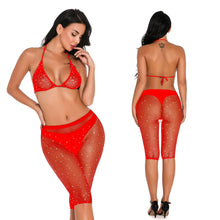 Load image into Gallery viewer, Fishnet Bodysuit with Stone - FAB
