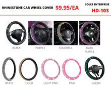 Load image into Gallery viewer, Rhinestone Car Wheel Cover
