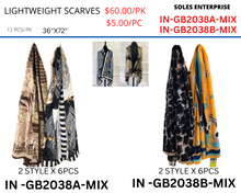 이미지를 갤러리 뷰어에 로드 , LIGHTWEIGHT SCARVES
