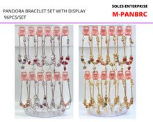 이미지를 갤러리 뷰어에 로드 , Pandora Bracelet Set with Display
