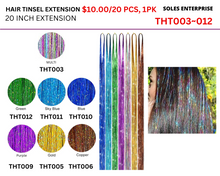 Load image into Gallery viewer, Hair Tinsel Extension
