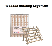 Load image into Gallery viewer, Wooden Braiding Organizer
