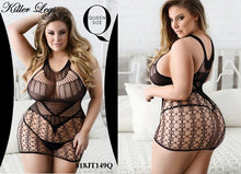 Load image into Gallery viewer, NEW Fishnet Body Stocking Dress Queen Size - JT
