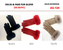 Load image into Gallery viewer, Fake Fur Gloves
