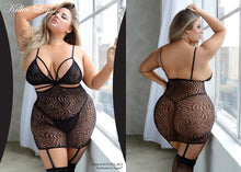 Load image into Gallery viewer, NEW Fishnet Body Stocking Dress Queen Size - JT
