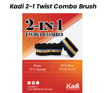 Load image into Gallery viewer, Kadi 2-1 Twist Combo Brush
