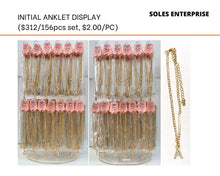 이미지를 갤러리 뷰어에 로드 , Initial Anklet Set with Display
