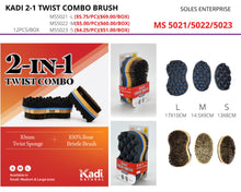 Load image into Gallery viewer, Kadi 2-1 Twist Combo Brush
