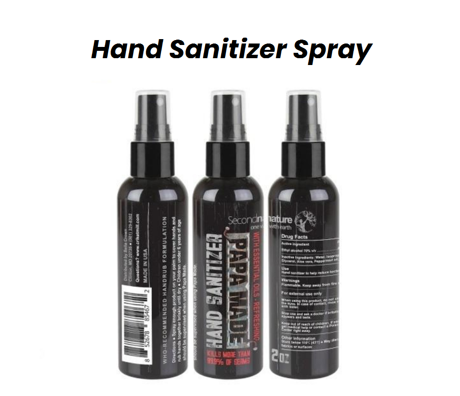PAPA MADE Hand Sanitizer Spray