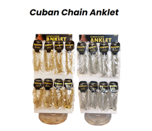 이미지를 갤러리 뷰어에 로드 , Cuban Chain Anklet Set
