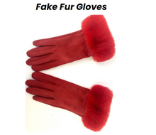 Load image into Gallery viewer, Fake Fur Gloves
