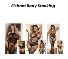 Load image into Gallery viewer, Fishnet Body Stocking Queen Size - JT

