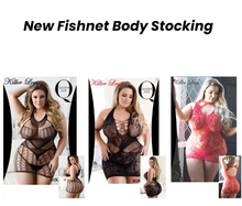 이미지를 갤러리 뷰어에 로드 , NEW Fishnet Body Stocking Dress Queen Size - JT

