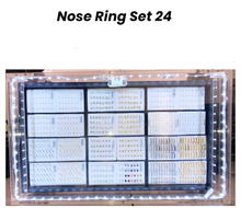 이미지를 갤러리 뷰어에 로드 , Nose Ring Set 24
