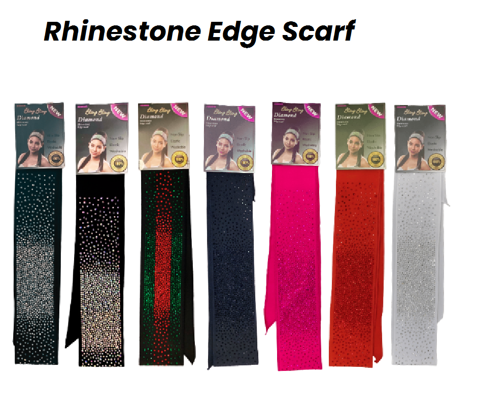 Rhinestone Edge Scarves